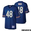 Patrick Mannelly No 65 Men Mitchell & Ness Navy Chicago Bears Retired Player Legacy Replica Jersey