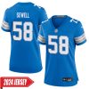 Penei Sewell No 58 Youth’S Detroit Lions 2Nd Alternate Vapor F.u.s.e. Limited 2024 Jersey – Black