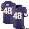 Paul Krause No 22 Mens Purple Minnesota Vikings Vapor F.u.s.e. Limited Jersey- Replica