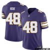 Paul Krause No 22 Mens Purple Minnesota Vikings Vapor F.U.S.E. Limited Jersey- Replica