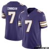 Randall Mcdaniel No 64 Mens Purple Minnesota Vikings Vapor F.u.s.e. Limited Jersey- Replica