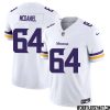 Randy Moss No 84 Men White Minnesota Vikings Vapor F.U.S.E. Limited Jersey- Replica