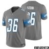 Robert Porcher No 91 Men Detroit Lions Vapor F.u.s.e. Limited Jersey Silver – Replica
