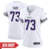 Ron Yary No 73 Youth’S Minnesota Vikings White Alternate Custom Game 2024 Jersey