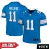 Sam Laporta No 87 Men’S Detroit Lions 2Nd Alternate Vapor F.u.s.e. Limited 2024 Jersey – Black
