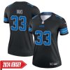 Sione Vaki No 33 Woman’S Detroit Lions Away Game 2024 Jersey – White
