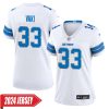 Sione Vaki No 33 Woman’S Detroit Lions Home Game 2024 Jersey – Blue