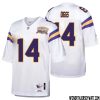 Sheldon Day No 52 Men Mitchell & Ness White Minnesota Vikings Authentic Throwback Retired Player Jersey- Replica