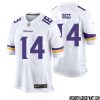 Sheldon Day No 52 Men White Minnesota Vikings Game Player Away Jersey – Replica