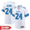 Steven Gilmore No 24 Men’S Detroit Lions Home Game 2024 Jersey – Blue