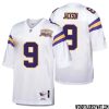 Troy Dye No 45 Men Mitchell & Ness White Minnesota Vikings Authentic Throwback Retired Player Jersey- Replica