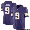 Theo Jackson No 25 Mens Purple Minnesota Vikings Vapor F.u.s.e. Limited Jersey- Replica