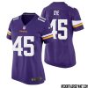 Theo Jackson No 25 Minnesota Vikings Game Jersey Court Purple For Womens – Replica