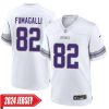 Troy Fumagalli No 82 Woman’S Minnesota Vikings White Alternate Custom Game 2024 Jersey