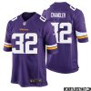 Troy Fumagalli No 82 Minnesota Vikings Game Jersey Court Purple For Mens – Replica