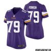 Ty Chandler No 32 Minnesota Vikings Game Jersey Court Purple for Womens – Replica