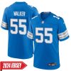 Wayne Walker No 55 Woman’S Detroit Lions 2Nd Alternate Vapor F.u.s.e. Limited 2024 Jersey – Black
