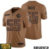Will Harris No 25 Youth Brown Detroit Lions 2023 Salute To Service Retired Player Limited Jersey – Replica