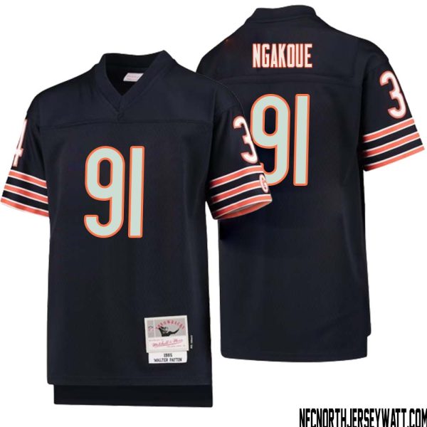 Yannick Ngakoue No 91 Youth Mitchell & Ness Navy Chicago Bears 1985 Legacy Retired Player Jersey – Replica