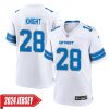 Zonovan Knight No 28 Men’S Detroit Lions 2Nd Alternate Vapor F.u.s.e. Limited 2024 Jersey – Black