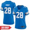 Zonovan Knight No 28 Youth’S Detroit Lions 2Nd Alternate Vapor F.u.s.e. Limited 2024 Jersey – Black
